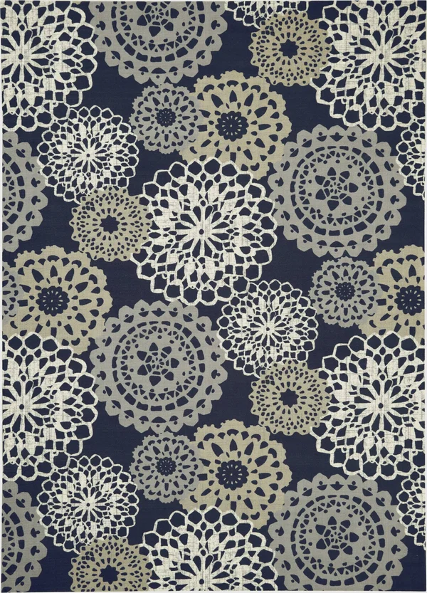 Waverly Sun N& Shade SND72 Area Rug, Black, 10& x 13&