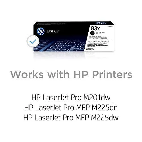 HP 83x - CF283X, Toner Cartridge, Black, High Yield
