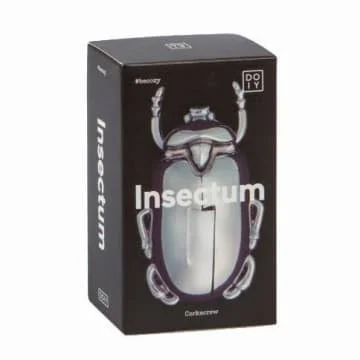DOIY Design - Silver Shape Corkscrew Bottle Opener Beetle