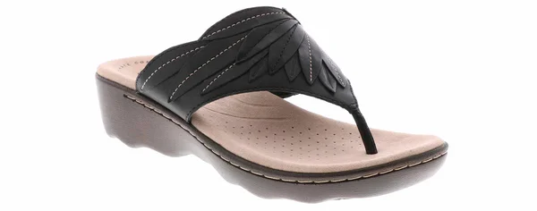 Clarks Women's Phebe Pearl, Black Leather Size: 5 M