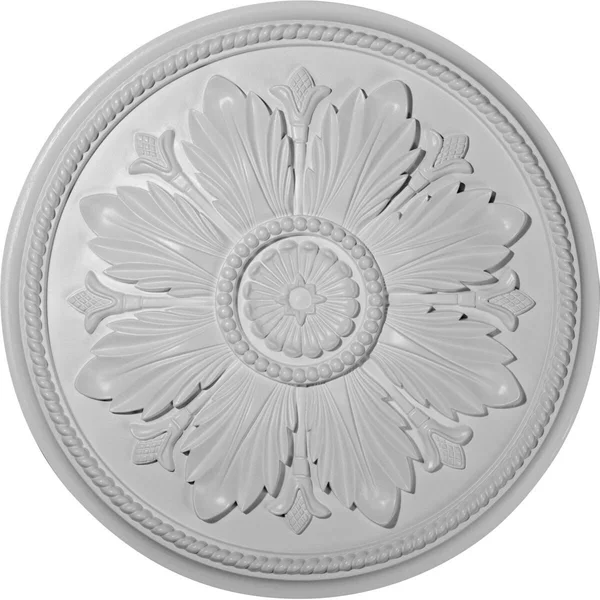 23 5/8x22OD x 1 1/2x22P Kaya Ceiling Medallion (Fits Canopies Up to 5 1/4x22) - Hand-Painted Witch Hazel Crackle