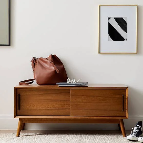 West Elm We Mid Century Collection Acorn 42 inch Bench