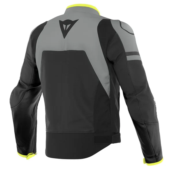 Dainese Agile Leather Jacket Black/Gray/Black 50