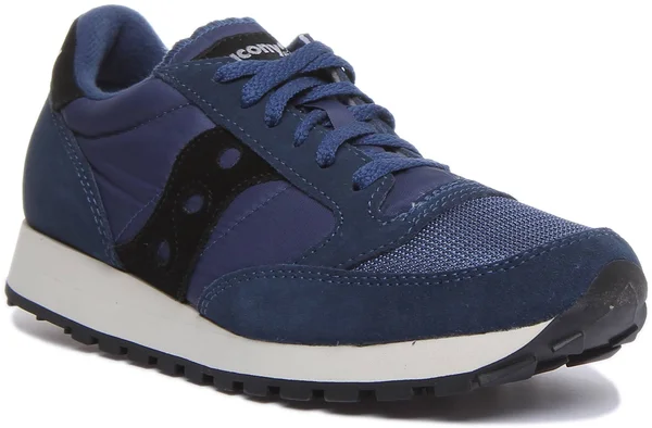 Saucony Jazz Original Vintage Trainers Dark Blue White - 40