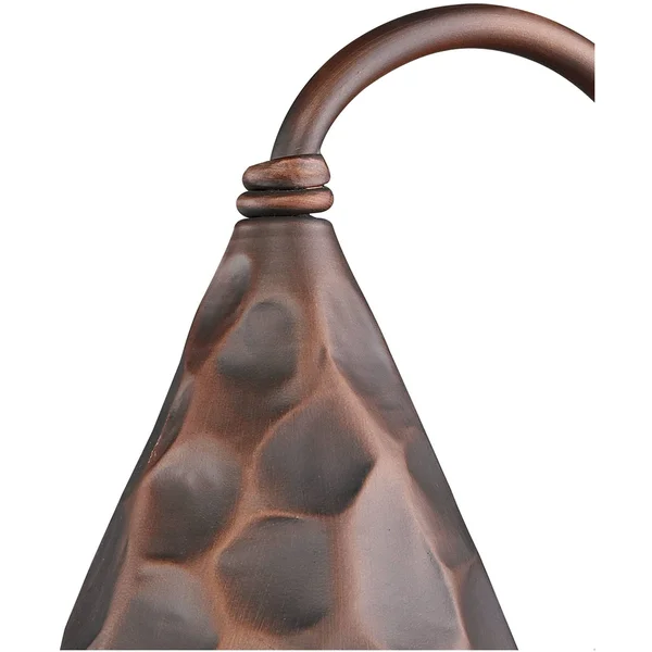 Elk Lighting 381-AC Rustica 1 Light Outdoor Wall Sconce in Antique Copper