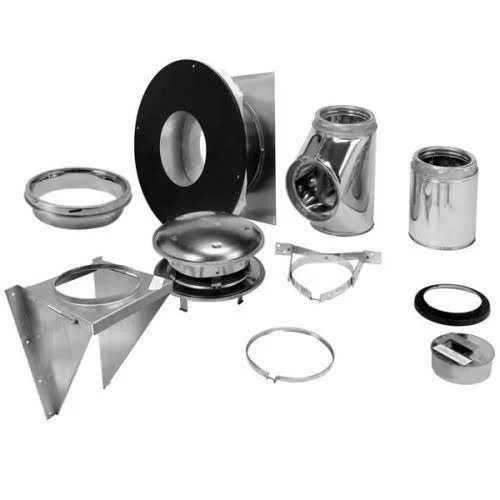 Selkirk 6x22 Ultra-Temp Thru-the-Wall Kit Stainless 77926