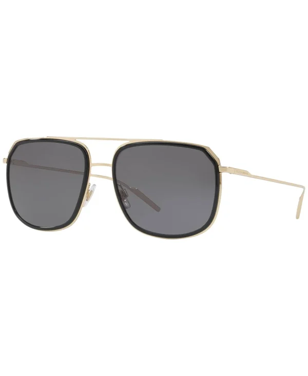 Dolce & Gabbana DG2165 Sunglasses - Black/Pale Gold (488/81)