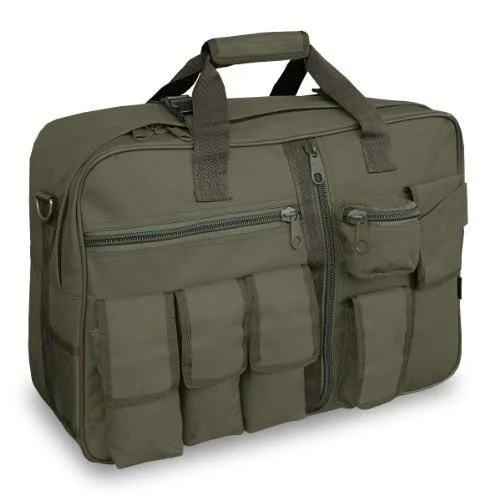 Olive Green Tactical Cargo Bag - Military Style Rucksack Backpack Carry Case