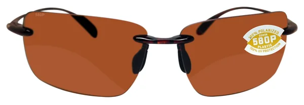 Costa Gulf Shore Sunglasses Tortoise, Copper 580P
