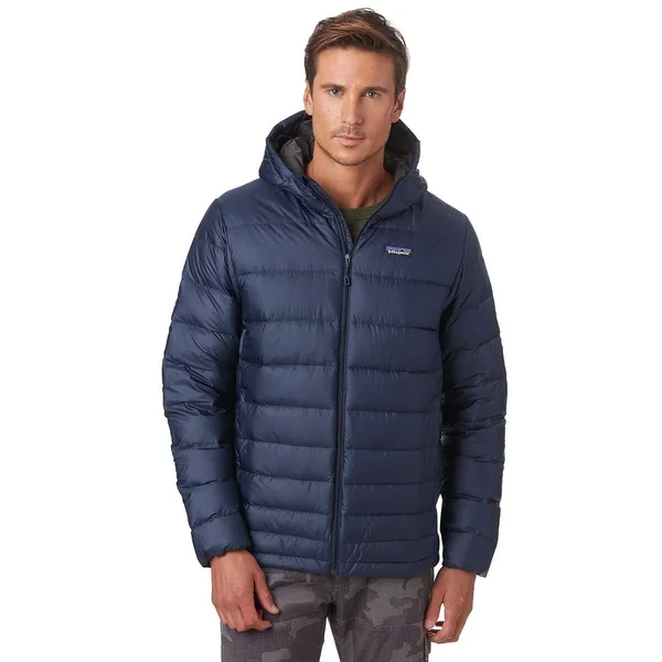 Patagonia Hi-Loft Down Hoody - Men's Navy Blue - XXL