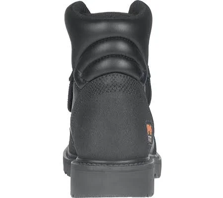 Timberland Pro Men's 6 in. External Met Guard Steel Toe Work Boot, Black