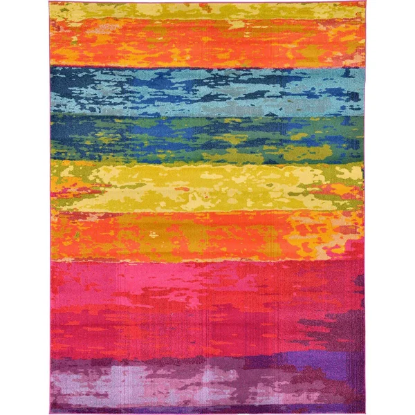 Unique Loom Milan Estrella Area Rug - Multi - 9& x 12&