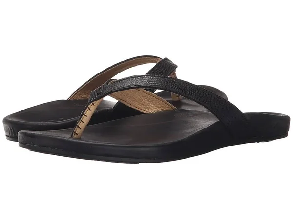 Olukai Women's Hi&ona Black/Black - 6