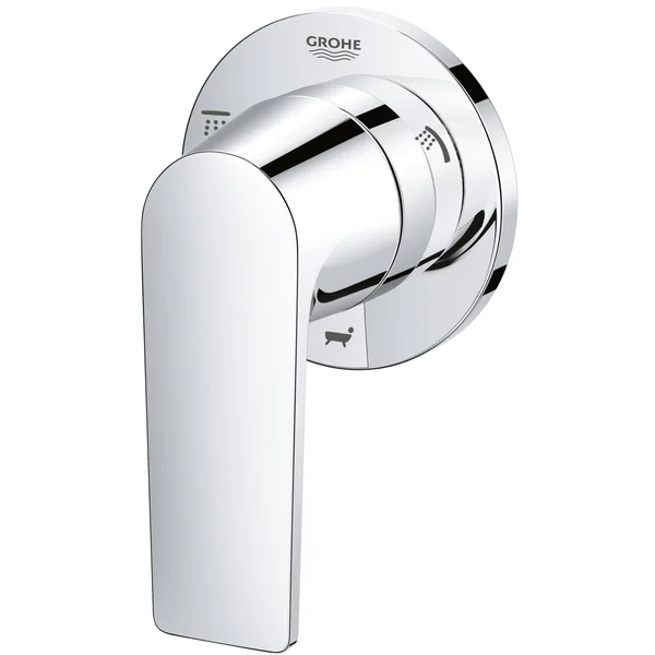 Grohe 29 301 Defined Single Handle 3 Function Diverter Valve Trim - Less Rough I Brushed Nickel 29301EN0