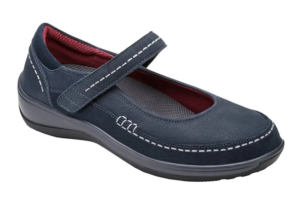 Women's OrthoFeet Athens Mary Jane, Size: 8, Blue
