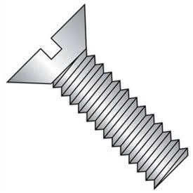 GoVets, Qty 2, Brighton-Best 5/16-18 x 2-1/2x22 Machine Screw - Flat Head - Slotted - Steel - Zinc Cr+3 - ft - 100 Pk - BBI 58