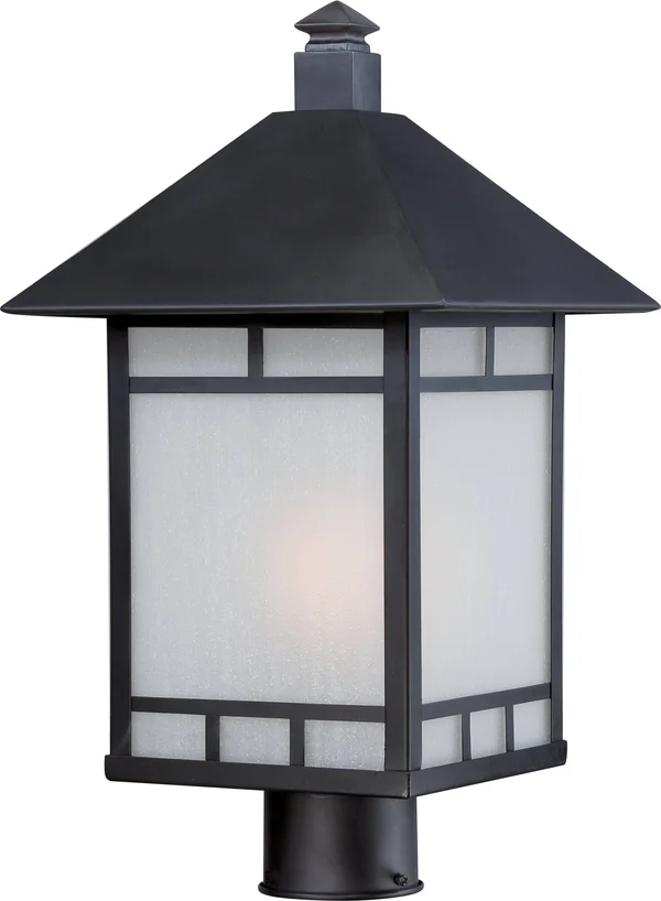 Drexel 1 Light Outdoor Post (Stone Black), Nuvo Lighting