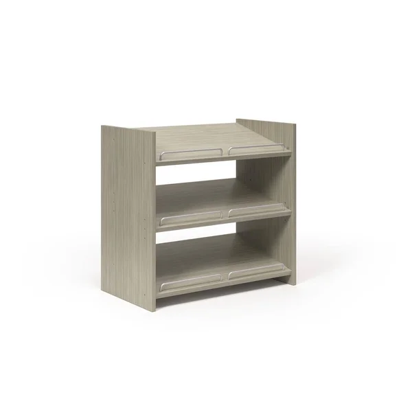 Closet Evolution 24 H 9-Pair 3-Tier Gray Laminate Shoe Rack - Rustic Grey