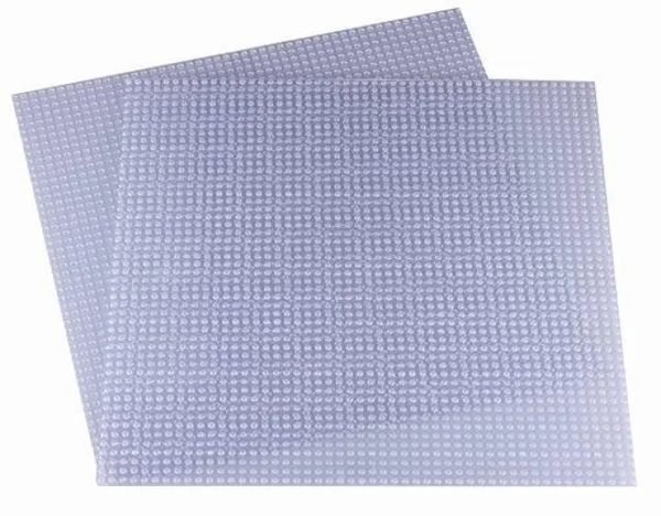 Strictly Briks Classic 16x16 inch Baseplates 2 Pack, 100% Compatible with All Major Brands, Clear