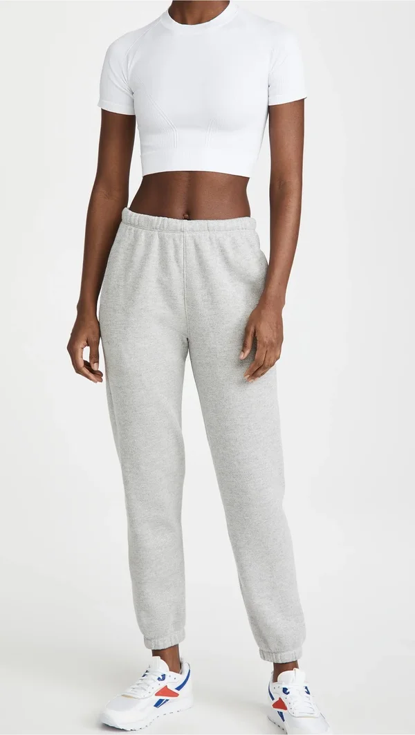 Alala Barre Seamless Tee White L