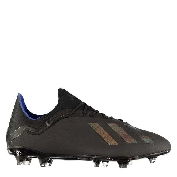 Adidas x 18.2 FG Soccer Cleats, Size 6, Black/Black