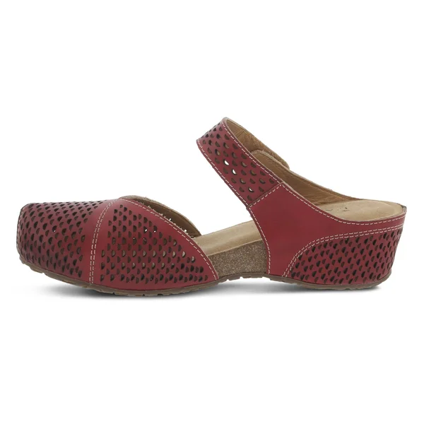 L&Artiste by Spring Step Spoorti Women's Clog, Size: 41, Red