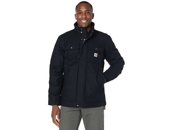 Carhartt Men's Full Swing Quick Duck Insulated Traditional Coat-Black-Medium