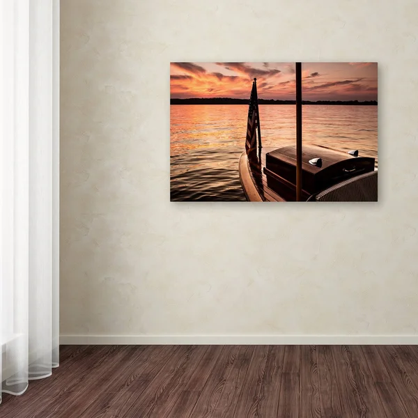 Trademark Fine Art Js0033-C1624Gg Jason Shaffer 'Chippewa Lake' Canvas