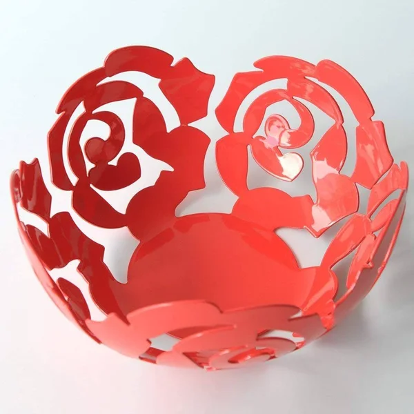 Alessi - La Rosa Fruit Bowl, Red