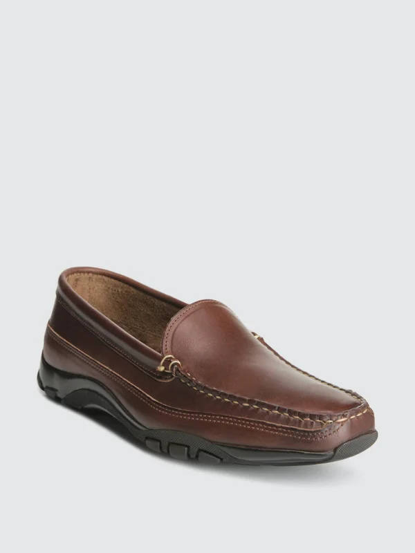 Men's Allen Edmonds Boulder Driving Loafer, Size 9 E - Brown