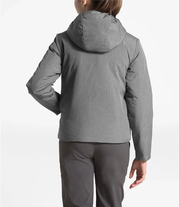 The North Face Reversible Perrito Jacket Girls TNF Medium Grey Heather