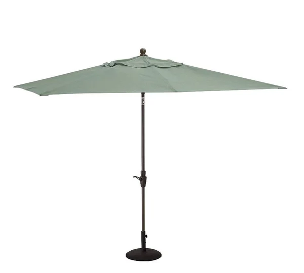 Rectangular Umbrella with Aluminum Pole - Sunbrella Spa - Market Umbrellas - Patio Umbrellas