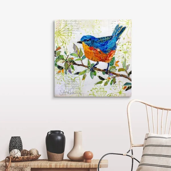Happy Bird I, Canvas Wall Art, 30x30, Great Big Canvas