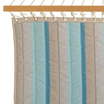 Nags Head Hammocks Sunbrella Gateway Mist Quilted Hammock
