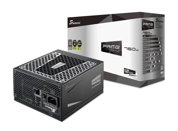 Seasonic Prime Ultra 750W 80+ Titanium Power Supply Full Modular 135mm FDB Fan