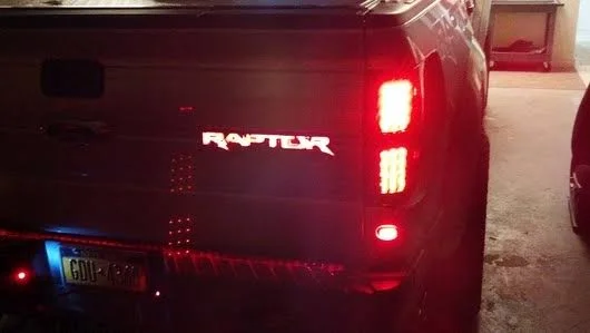 Recon SVT Raptor Tailgate Emblem - Illuminated 264284RD