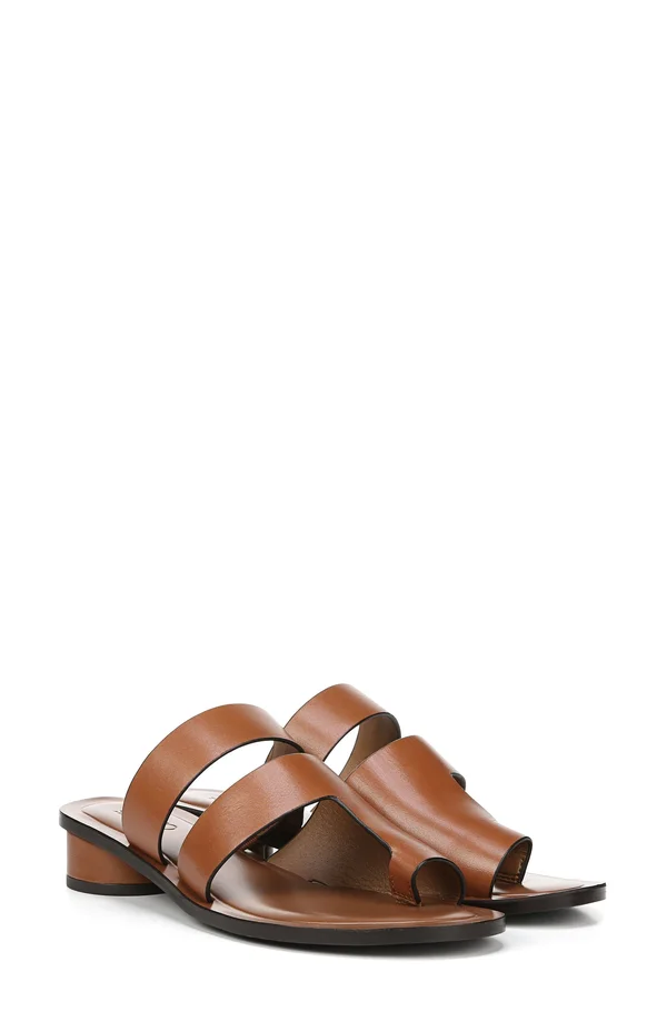 Sarto by Franco Sarto Women's Trixie Slide Sandal, Size: 5, Brown Vachetta Leather