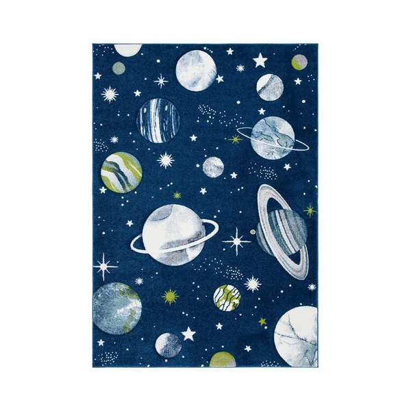 Safavieh CRK103N-28 2 x 8 ft. Carousel Kids Contemporary Runner Rug Navy & Ivory