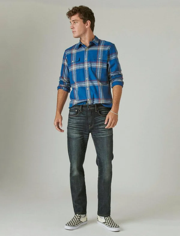 Lucky Brand 223 Leon Park Straight Coolmax Stretch Jeans - 42 34