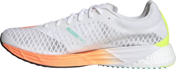 Adidas Adizero Pro Mens Running Shoes - White-8.5