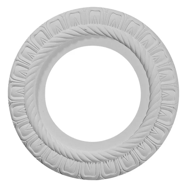 10 5/8x22OD x 5 3/4x22ID x 1/2x22P Claremont Ceiling Medallion (Fits Canopies Up to 7x22), Hand-Painted Firebrick