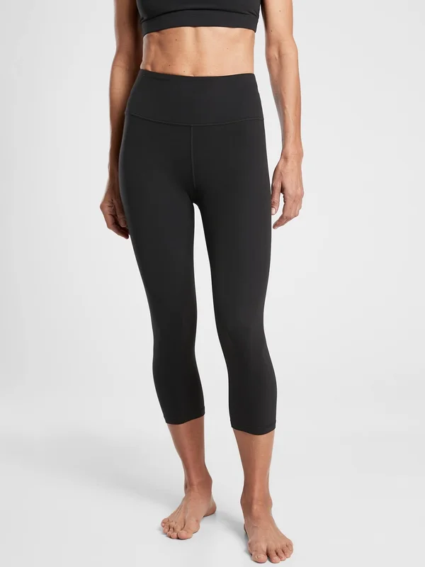 Athleta Women's Elation Crop Black Size S
