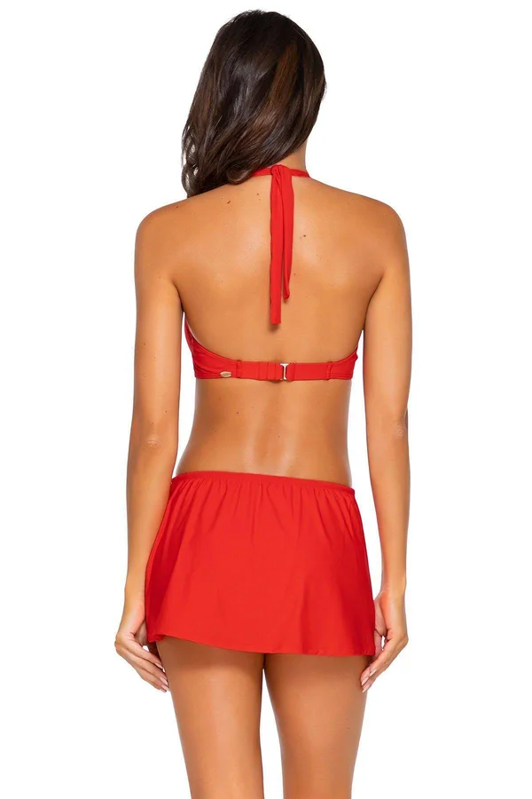 Sunsets Scarlet Kokomo Swim Skirt - XL