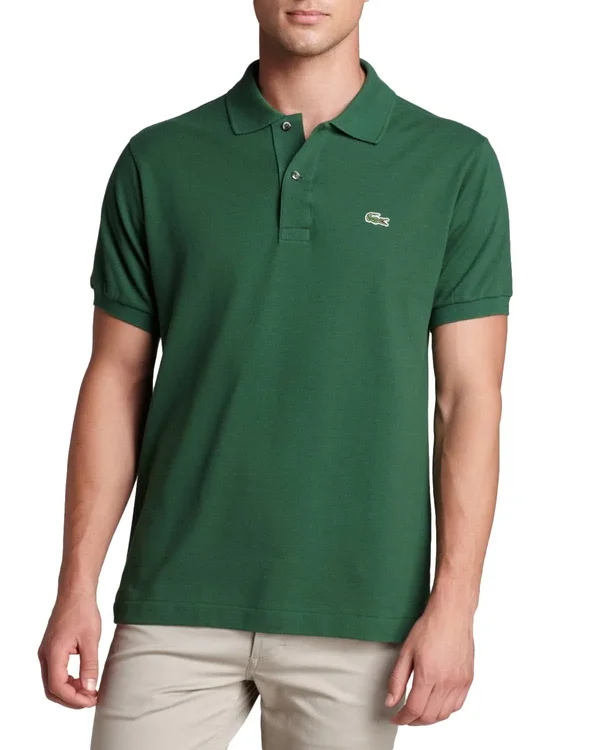 Lacoste Men's Classic Fit Pique Polo Shirt, L.12.12 - Schoolhouse Red