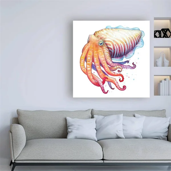 Trademark Art Sam Nage 'Cuttlefish' Canvas Art