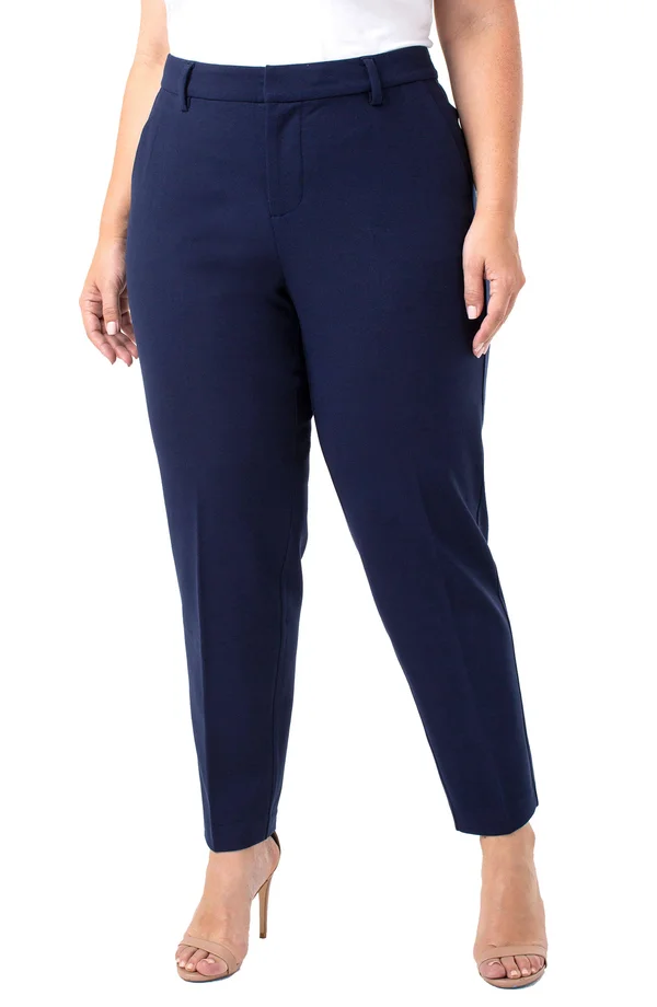 Liverpool Kelsey Knit Trouser - Plus, Size 22 W, Cadet Blue
