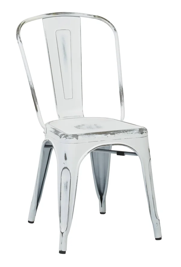 Bristow Antique White Armless Chair Set of 2