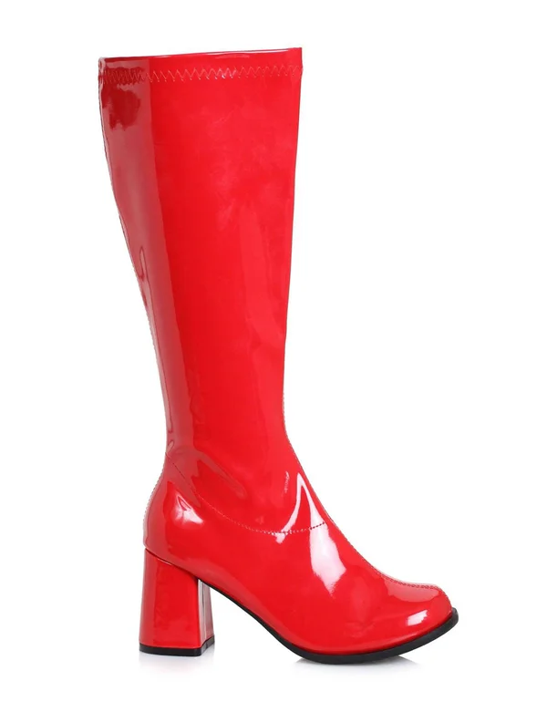 Women's 3 inch Wide Width Gogo Boot Red - Size 9
