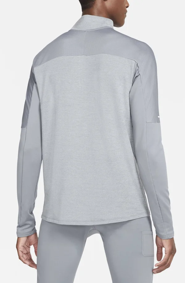 Nike Men's Dri-Fit Element Half-Zip Running Top - Smoke Grey