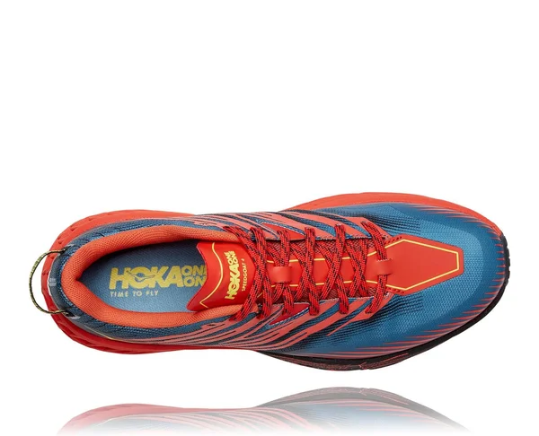 Hoka One One Men's Speedgoat (Wide) 4 Fiesta-Provincial Blue - 9.5